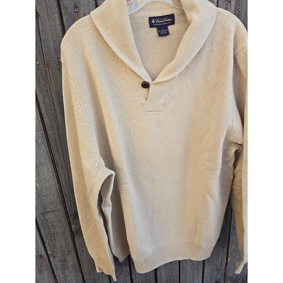 Brooks Brothers 100% Lambs Wool Cowl Neck Sweater Size L - Picture 7 of 7